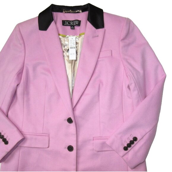 NWT J.Crew Alfie Topcoat in Picador Pink Italian Wool Blend Coat 10P - Picture 4 of 7